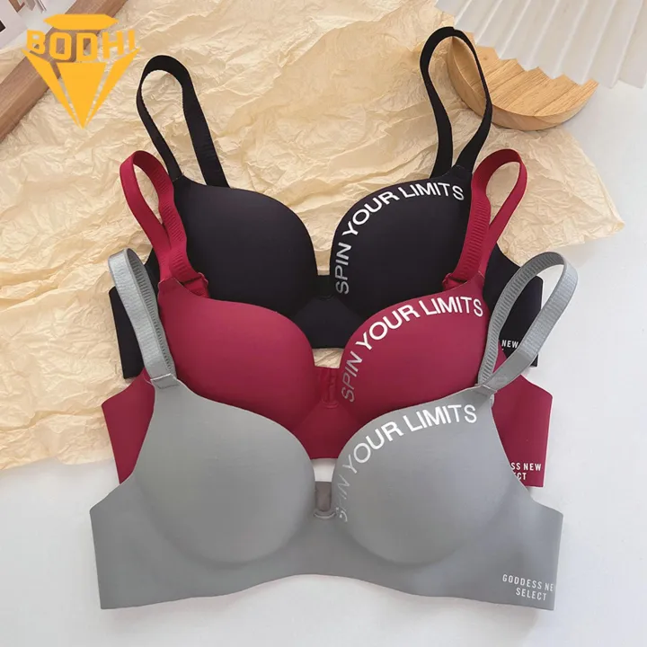 Wire-free Bra Comfortable Seamless Wireless Sports Yoga Bra with Adjustable Straps Push Up Support Favorite Push Up Bra
