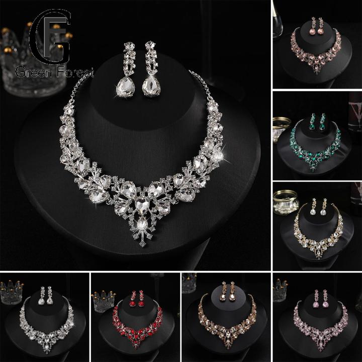 Dangle Earrings Extension Chain Heavy Dinner Women Jewelry Necklace