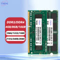DDR3 DDR4 4GB 8GB 16GB Notebook Memory Ram PC4 1.2V 2133 2400 2666 3200Mhz PC3 1.5V 8500 10600 12800 Laptop SODIMM Memoria Ram. 
