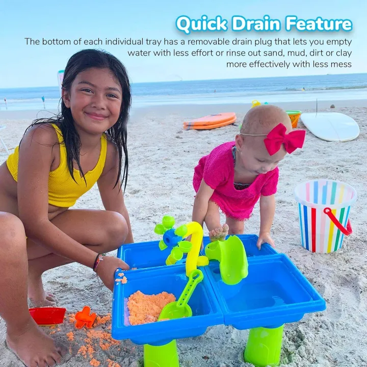 Classic%20Sand%20&%20Play%20Kids%20Sand%20and%20Water%20Table,%2024-Piece%20Set,%20Fun%20Activity%20Center%20for%20Toddlers%20with%20Plastic%20Molds,%20Scoop,%20Waterfall%20and%20Leak-Free%20Tray,%20Practical%20Early%20Learning%20Beach%20Toy%20for%20Kids%20-%20Image%209