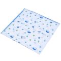 New Born Baby Napkins 18 x 18 Blue Colour Printed Single Layer 6 PCS Pack ( ayara baby products ). 