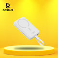 Baseus Magnetic Mini Wireless Fast Charge Power Bank Type-C Edition  10000mAh 30W Stellar White. 