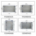 Plastic Pc Clear Transparent Box Fixed Ear Waterproof Enclosure Electronic Circuit Project Box Instrument Wall Junction Housing. 