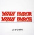 【Hottest Trends】Aliauto Car-styling Volk Rays Car Rims Sticker and Decal Waterproof Motorcycle Wheels Accessories for Audi Skoda Toyota Peugeot. 