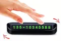 Car Temporary Parking Card Phone Number Card Plate For Car Dash Board. 