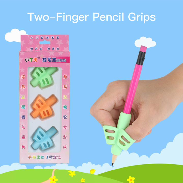 3pcs%20Two-Finger%20Silicone%20Pencil%20Grips%20Pen%20Holder%20Ergonomic%20Writing%20Aid%20Posture%20Correction%20Tool%20for%20Kids%20Preschoolers%20-%20Image%206