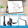 Dry Erase White Board with Stand Erasable Whiteboard with Support Desk Stable A4 Size. 