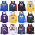 American Retro Magic Big Mesh Jersey Iverson Maddie Kobe Rodman James Basketball Vest. 