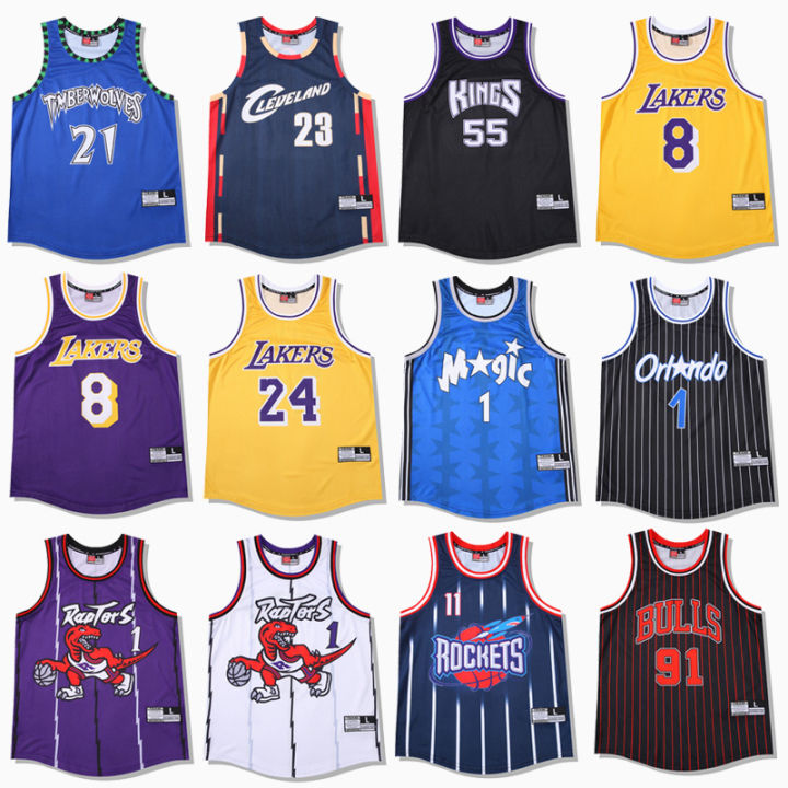 American%20Retro%20Magic%20Big%20Mesh%20Jersey%20Iverson%20Maddie%20Kobe%20Rodman%20James%20Basketball%20Vest%20-%20Image%202