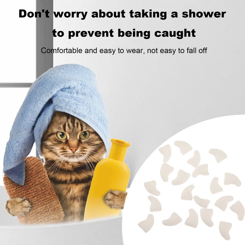 Cat Claw Covers 20pcs Pet Nail Caps for Dogs Cats Claw Covers