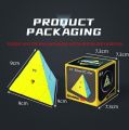 3x3x3 Triangle Pyramid Speed Magic Square Professional Magic Game Colorful Educational Toys For Kids Intelligence Development. 