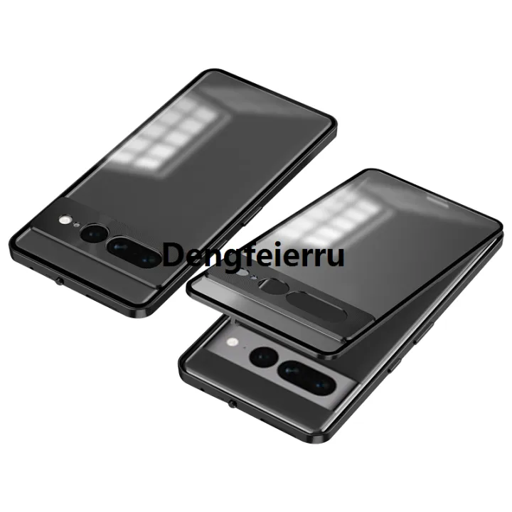 Dengfeierru%20Snap%20Buckle%20Metal%20Frame%20Frosted%20Phone%20Case%20For%20Google%20Profesional%20Pixel%208%20Pro/Google%20Pixel%207a/Google%20Pixel%207%20Pro%20-%20Image%204