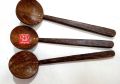 Kitul wooden Coconut shell Spoons 3 & Spoon. 