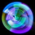Luminous Flash Rotating Pen Beginner Competition Pen / No Refill Non-Writable Tool Acrylic Spinning Anti Slip Coating for Student. 