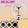 10 inch selfie Ring Light With 7ft Stand Tripod For YouTube, Online Classes, TikTok & Photography. 