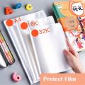 10 Sheets A4 A5 B5 Notebook Covers Self-adhesive Book Cover Waterproof Planners Book Case for Students Wrapping Films Protector. 