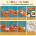 Glowick Gujiya Maker Machine, Dumpling Skin Press Mould for Gujiya Ghughra Momos Making // 2 in 1 Dumpling Maker Mould Machine, Kitchen Dumpling Making Tool with Dumpling Puri Maker. 