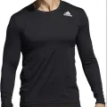 Adidas Dri Fit Cooler White Black Sports T-Shirt Full Sleeve Sanabil Sanaabil. 