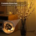 Auoyo LED Artificial Plants String Light Powered Fairy Lights Super Bright For Christmas, Decorations and other events Home Decoration. 