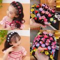 Cute Colorful Flower Girls Hair Band Strawberry Bow Hair Hoop Children Headwear Kids Hair Accessories Hair Clip Hairbands. 