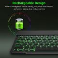 Mini RGB Bluetooth Wireless Gaming Keyboard– Backlit Portable Keyboard for Laptop, iOS, Android, Windows, iPad, Smart TV & More- Rank 2. 