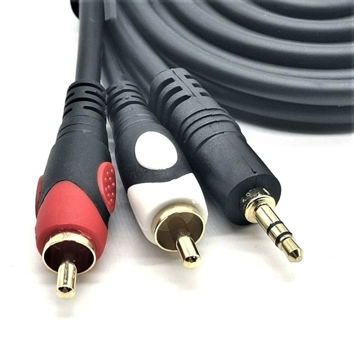 Gold%20Plated%203.5mm%20Mini%20Phone%20Stereo%20Male%20to%202%20RCA%201%20Male%20Audio%20Cable%20-%20Image%206