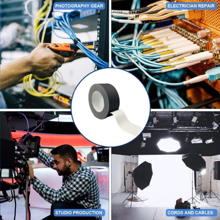LeiyanHot%20Selling%20Tape%20Gaffer%20Tape%20Matte%20Black%20Heavy%20Duty%20Non-Reflective%20Easy%20to%20Tear%20Leaves%20No%20Residue%20Waterproof%20Cloth%20Gaff%20Tape%20-%20Image%205