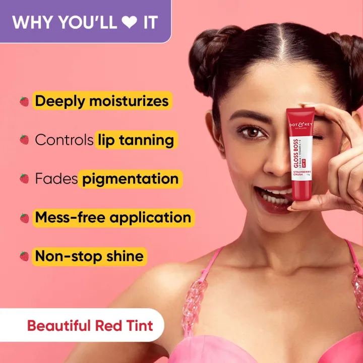 Dot%20&%20Key%20Strawberry%20Lip%20Balm%20for%20Soft%20and%20Naturally%20Pink%20Lips%20%7C%20Tinted%20Lip%20Balm%20with%20SPF%2030%20&%20Vitamin%20C%20+%20E%20%7C%20Fades%20Lip%20Pigmentation%20%7C%20Lipbalm%20for%20Dry%20&%20Dark%20Lips%20to%20Lighten%20%7C%20For%20Women%20%7C%2012gm%20JEZ%20-%20Image%205