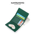 MATEYOYO Women's Wallet Imprint Wallet Simple Fashion Purse Large Capacity Money Bag Embossing Female Short Wallet Ladies Money Bag Chic Card Holder. 