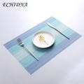 Minimal Space Placemats Set of 6 Pvc Placemats Non-slip Heat Resistant Easy to Clean Dining Table Mats Stylish Table Decor for Homes Roll-up Placemats. 
