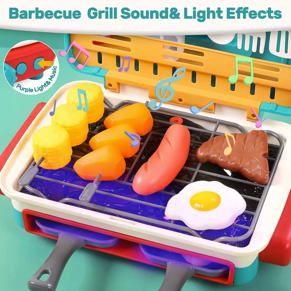 Cute Stone BBQ-Grillspielzeug Für Kinder Mit Farbw Produktbild-Vorschau 8