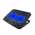 N99 Laptop Cooling [Application Laptop Size:12-16inch] Pad With Adjustable Stand 2 Fans Portable Slim USB Powered External Fans with Bracket. 