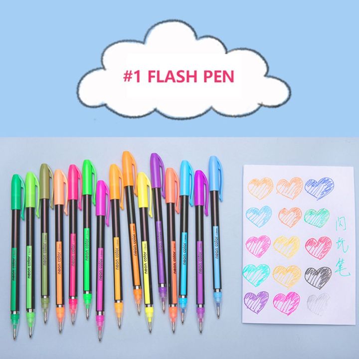 %E3%80%90Big%20savings%E3%80%91%20Kid%20Rollerball%20DIY%20Office%20Flash%20School%20Stationery%20Supplies%20Flash%20Marker%20Pen%20Colored%20Signing%20Pen%20Glitter%20Gel%20Pens%20Set%20Drawing%20Color%20Pen%20Fine%20Tip%20Markers%20-%20Image%202