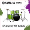 YAMAHA Gig maker 5Pc Acoustic Full Drum Set With Cymbals & Seat. 