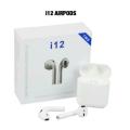 i12 TWS Airpods, Wireless Bluetooth Earbuds with Touch Control, Built-in Mic, Fast Charging, Compatible with All Smart Phones. 