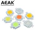 10pcs 10W 220V Smart IC LED Lamp Bulb Lamp Flood Spotlight Diy Lighting White Warm white/Red/Green/Blue/ COB Chip. 