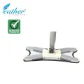 FLAT X-MOP WITH FLEXIBLE 360 DEGREE ROTATIONAL HEAD. 
