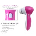 Electric Facial Cleaner 5 IN 1 Face Cleansing Brush Wash Machine Spa Skin Care Massager Blackhead Cleaning Facial Cleanser Tools. 