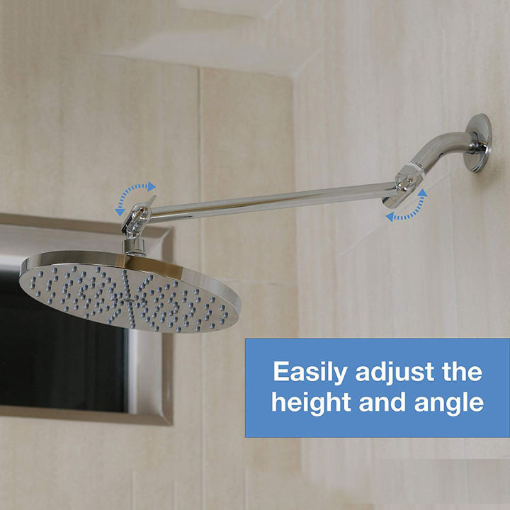 Adjustable%20Shower%20Arm%20Extension%20By,%20with%20Chrome%20Finish%2011%20Inch%20-%20Image%204