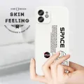 Hontinga for iPhone 7 Plus / 8 Plus Case Side Design Cool Astronaut Back View Letters Back Cover Soft Square Edge Pattern Liquid Silicone Trend Phone Cases. 