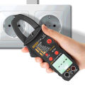 True RMS Digital Multimeter Clamp Meter DC/AC Voltage Detector AC Amp Meter with Ohm Capacitance NCV Continuity Diode Hertz Temperature Tester. 