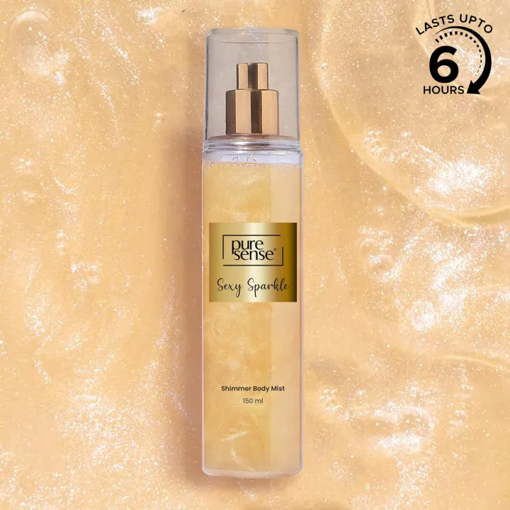 Pure Sense Gold PureSense Sparkle Gold Shimmer Body Mist Spray for Women | Long Lasting ...