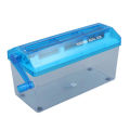 Mini Hand Shredder Manual Shredder Low Noise Wide Application Multifunctional 1.5L Transparent Plastic Window Box for Homes. 