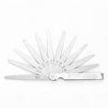 LIJIAN 14/17 Blades 0.02-1mm Filler Feeler Plug Gap Metric Gauge Measuring Gauging Tool Caliper. 