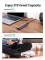 UGREEN M.2 NVMe SSD Enclosure, USB C 3.1 Gen 2 to M-Key M&B-Key NVMe NGFF PCIe 10Gbps External Enclosure Thunderbolt 3 Compatible with MacBook Pro, WD, Samsung, Toshiba, 2230/2242/2260/2280 NVMe PCIe SSD. 