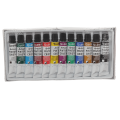 12 Colours Glass Paint Tubes - 12ml. 