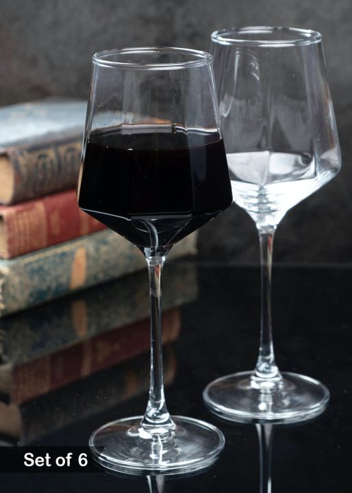 Deli Wine Glass Set 6Pcs 430ml Hotel & Home Glassware Drinking Glass