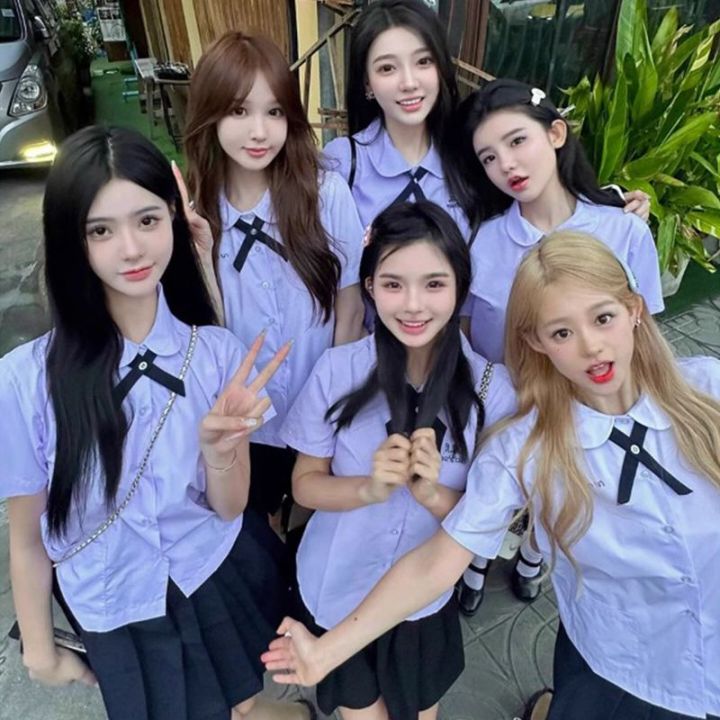 Thai%20School%20Uniform%20Suit%20Sports%20Meeting%20Thai%20Shirt%20Summer%20jk%20College%20Style%20Uniform%20High%20School%20Student%20Graduation%20Dress%20Business%20Attire%20-%20Image%205