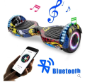 Self-Balancing Hoverboard Scooter With Bluetooth Speaker & LED Lights. 
