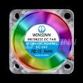 WINSINN Fan Color Led 12V 24V 3010 Hydraulic Bearing Brushless Cooling 30x10mm 2PIN. 